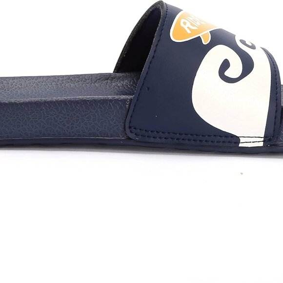 Kids Slides Shoes Non Slip Triangle Geometric Art Sandals Outdoor - Size 2 - Picture 5 of 7